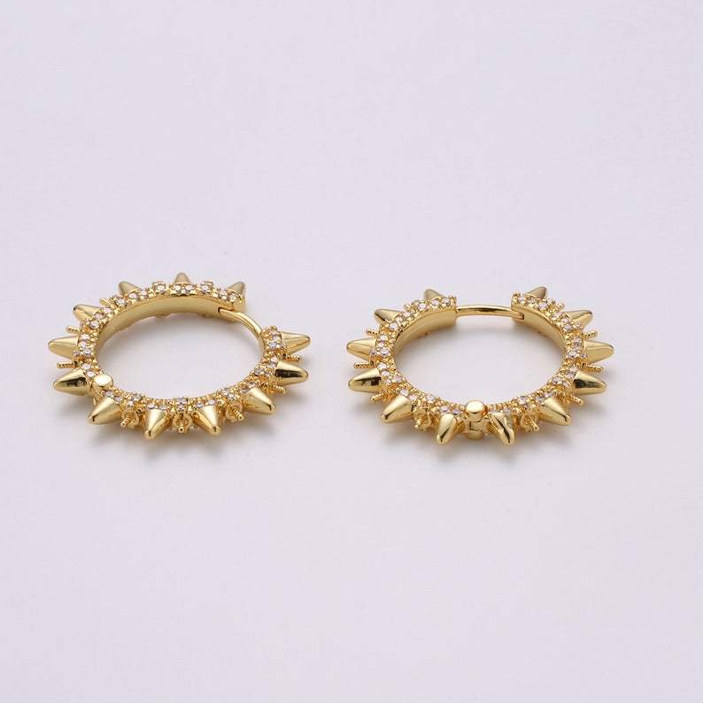 Spike Sparkle Hoops