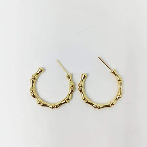 Thin Bamboo Earrings